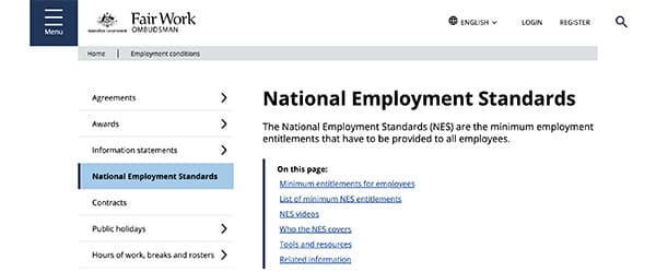 National Employment Standards