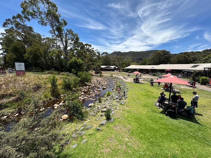 Grampians Halls Gap と言う、休憩したり軽いご飯が食べれる場所