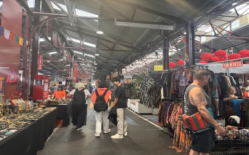 オーストラリア・メルボルン、ビクトリアマーケット　Victoria market in Melbourne Australia