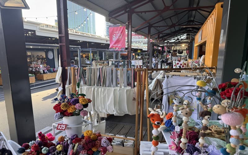 オーストラリア・メルボルン、ビクトリアマーケットの画像２　Victoria market in Melbourne Australia