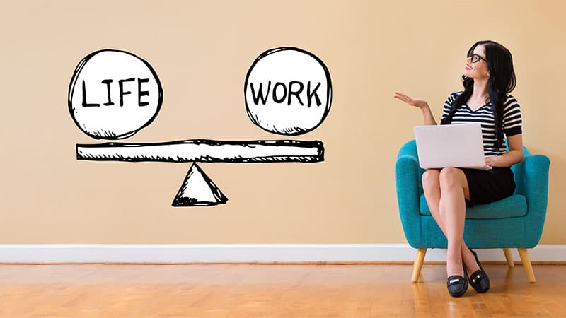 バランスの取れたワークライフバランス - work life balance